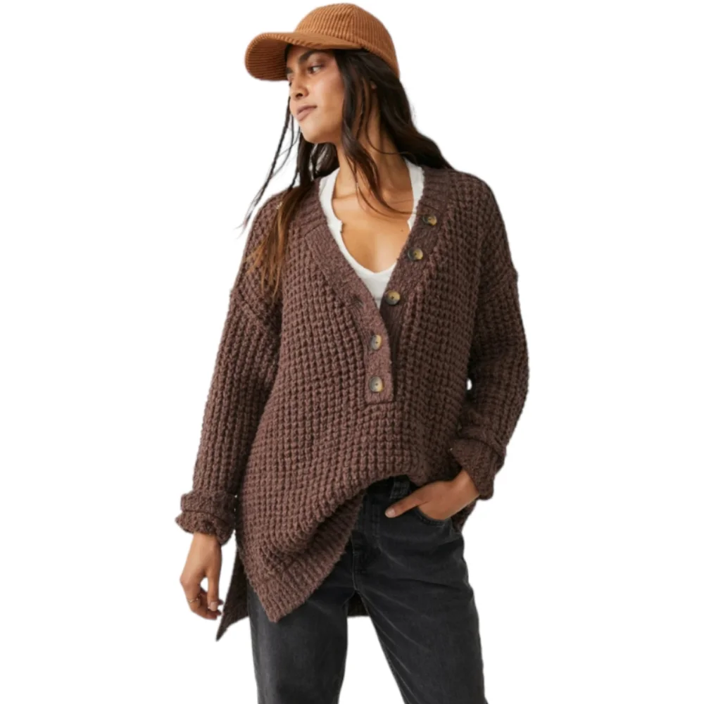 Free People Whistle Thermal Henley NWT - Picture 1 of 5